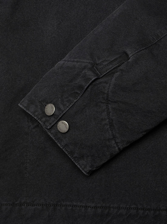 Nudie - Blake Zip Jacket - Duck Canvas Black