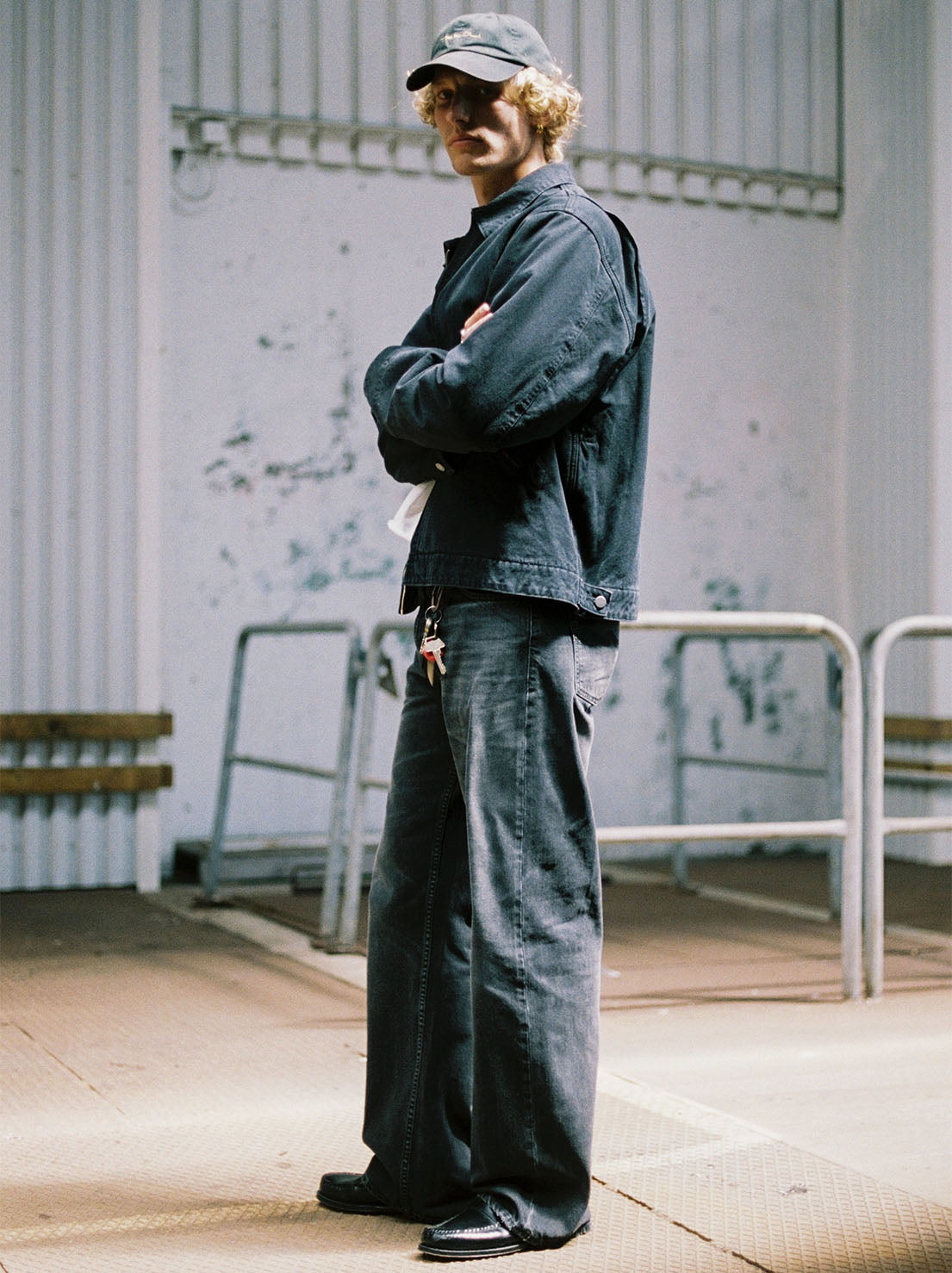 Nudie - Blake Zip Jacket - Duck Canvas Black