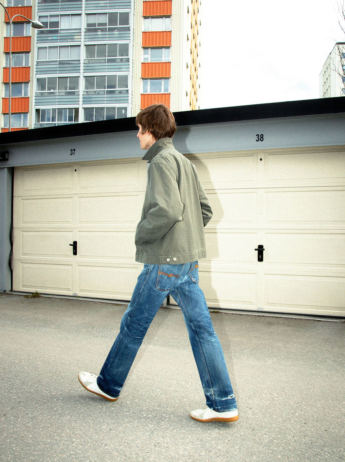 Nudie - Blake Zip Jacket - Duck Canvas Green