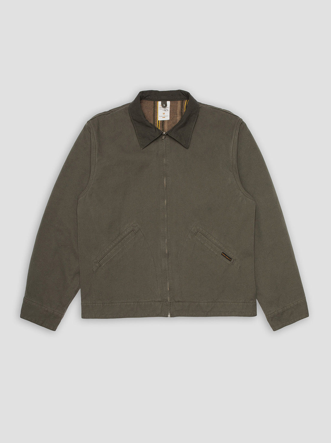 Nudie - Blake Zip Jacket - Duck Canvas Green