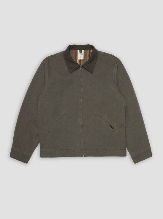 Nudie - Blake Zip Jacket - Duck Canvas Green