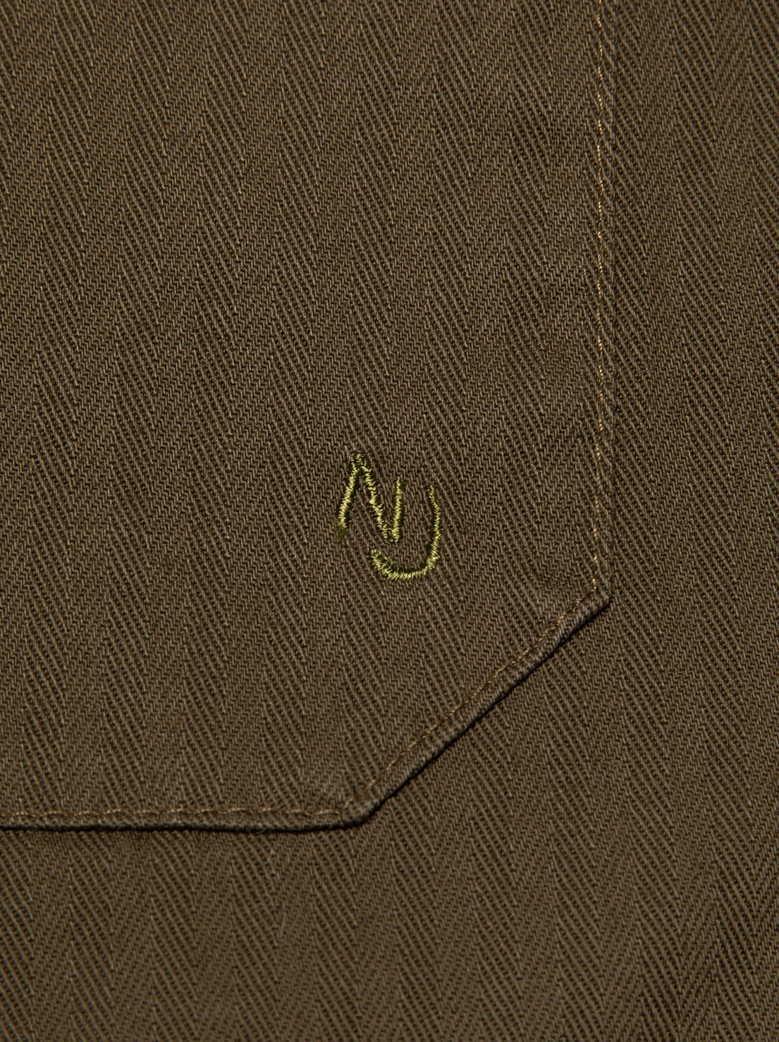 Nudie - Buddy Herrringbone Chore Jacket - Olive