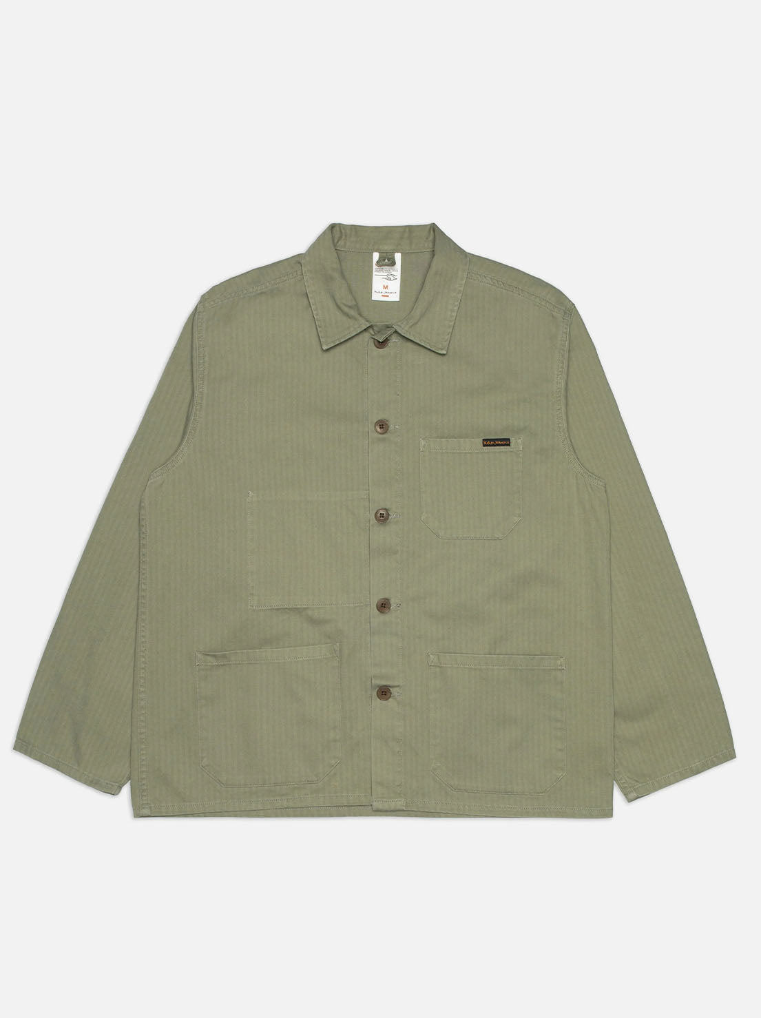 Nudie - Buddy Herrringbone Chore Jacket - Pale Green