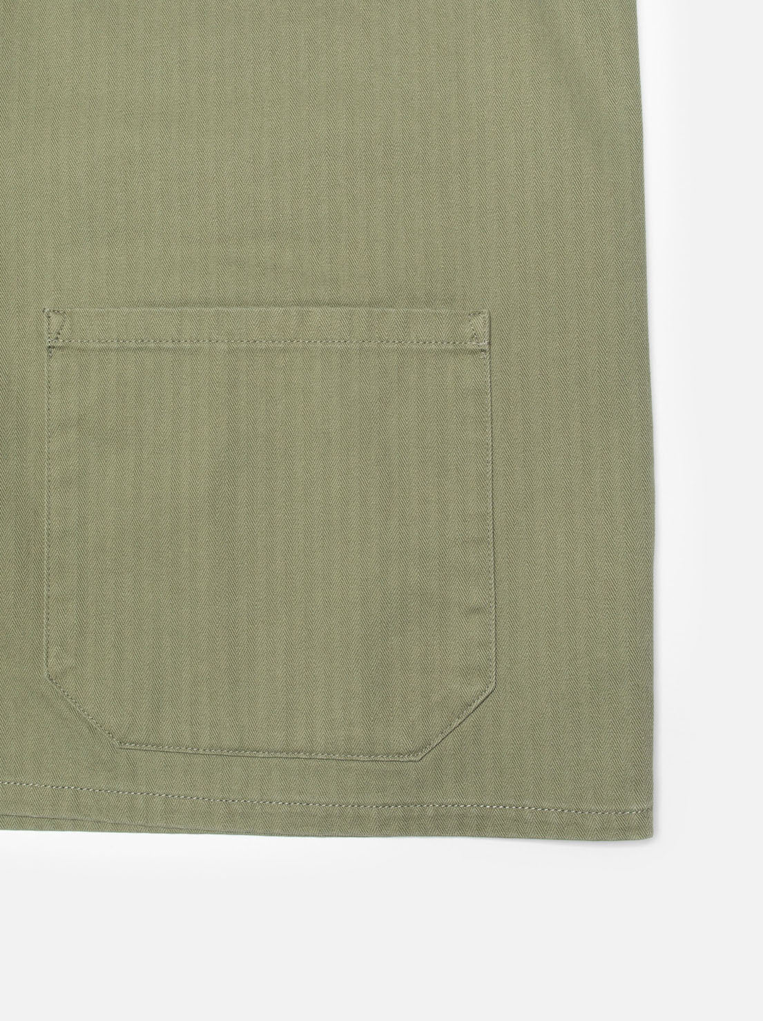 Nudie - Buddy Herrringbone Chore Jacket - Pale Green