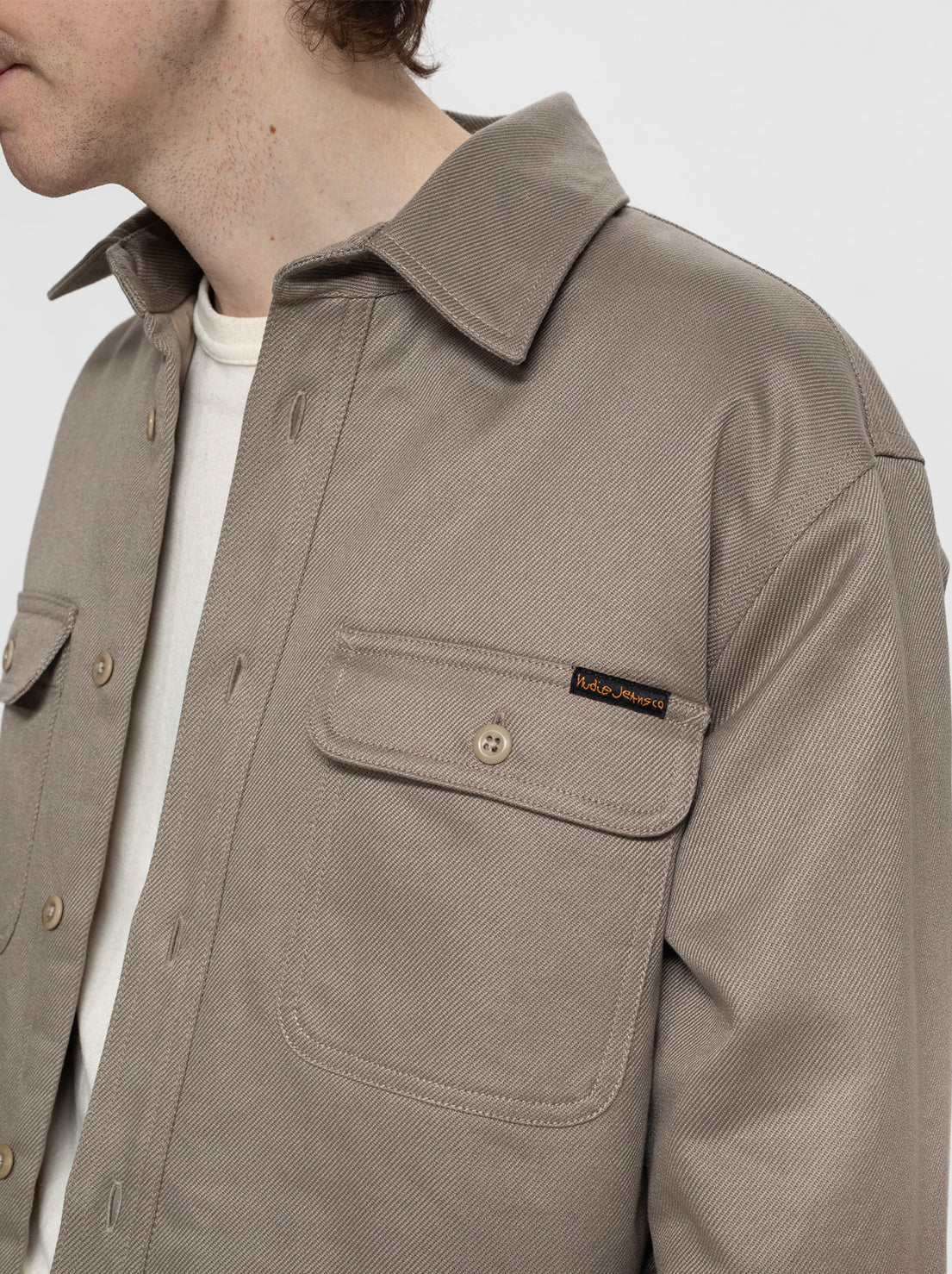 Nudie - Glenn Padded Shirt - Mud