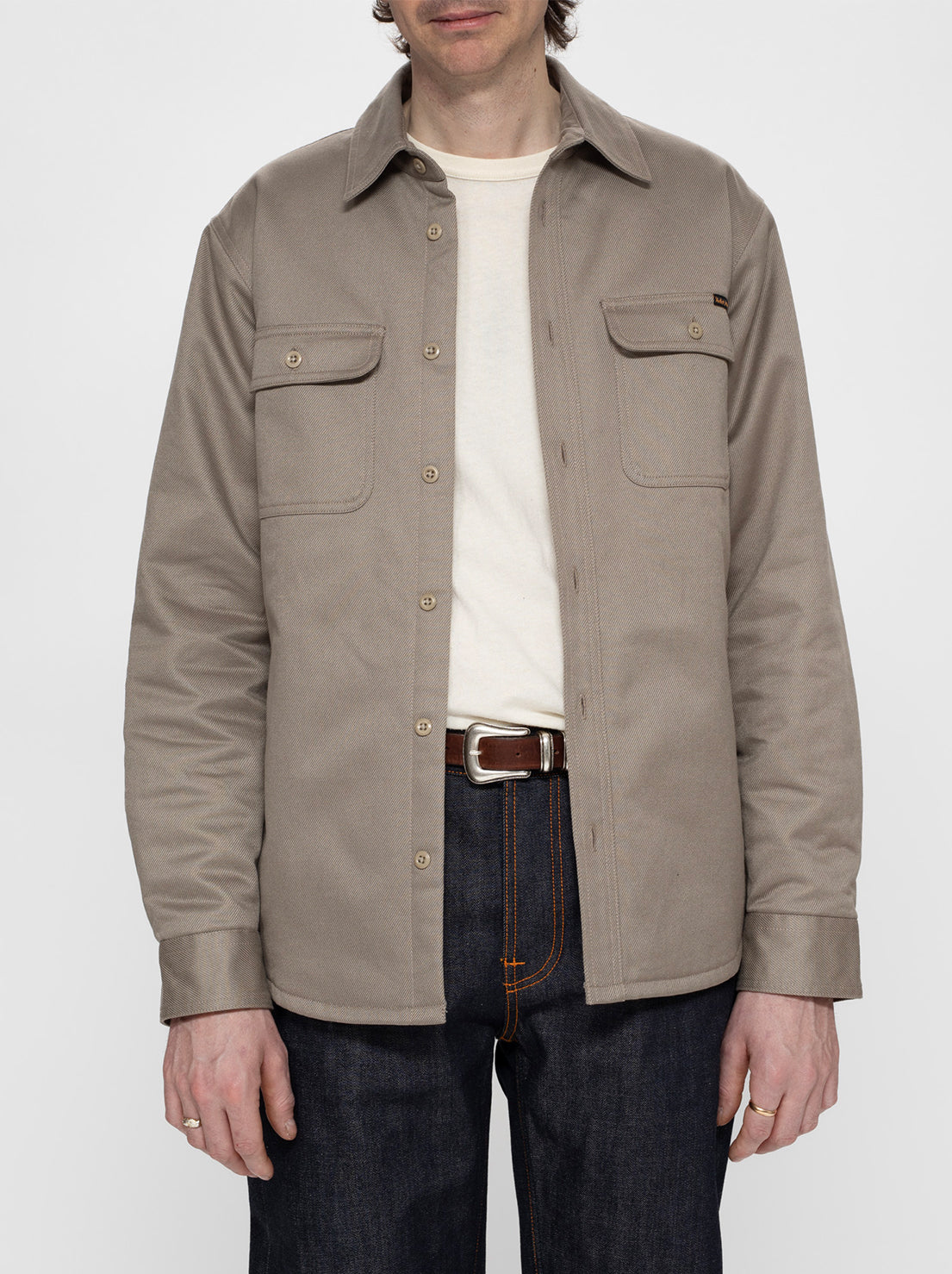 Nudie - Glenn Padded Shirt - Mud