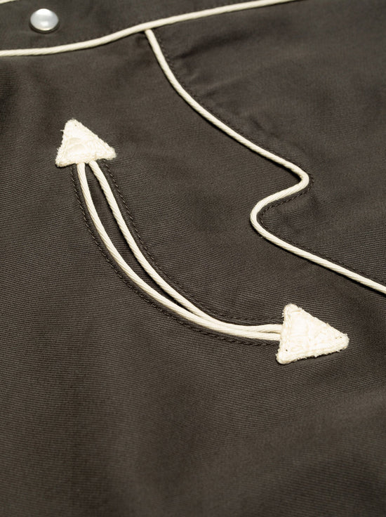 Nudie - Gonzo Western Shirt Sunburns - Black/Brown