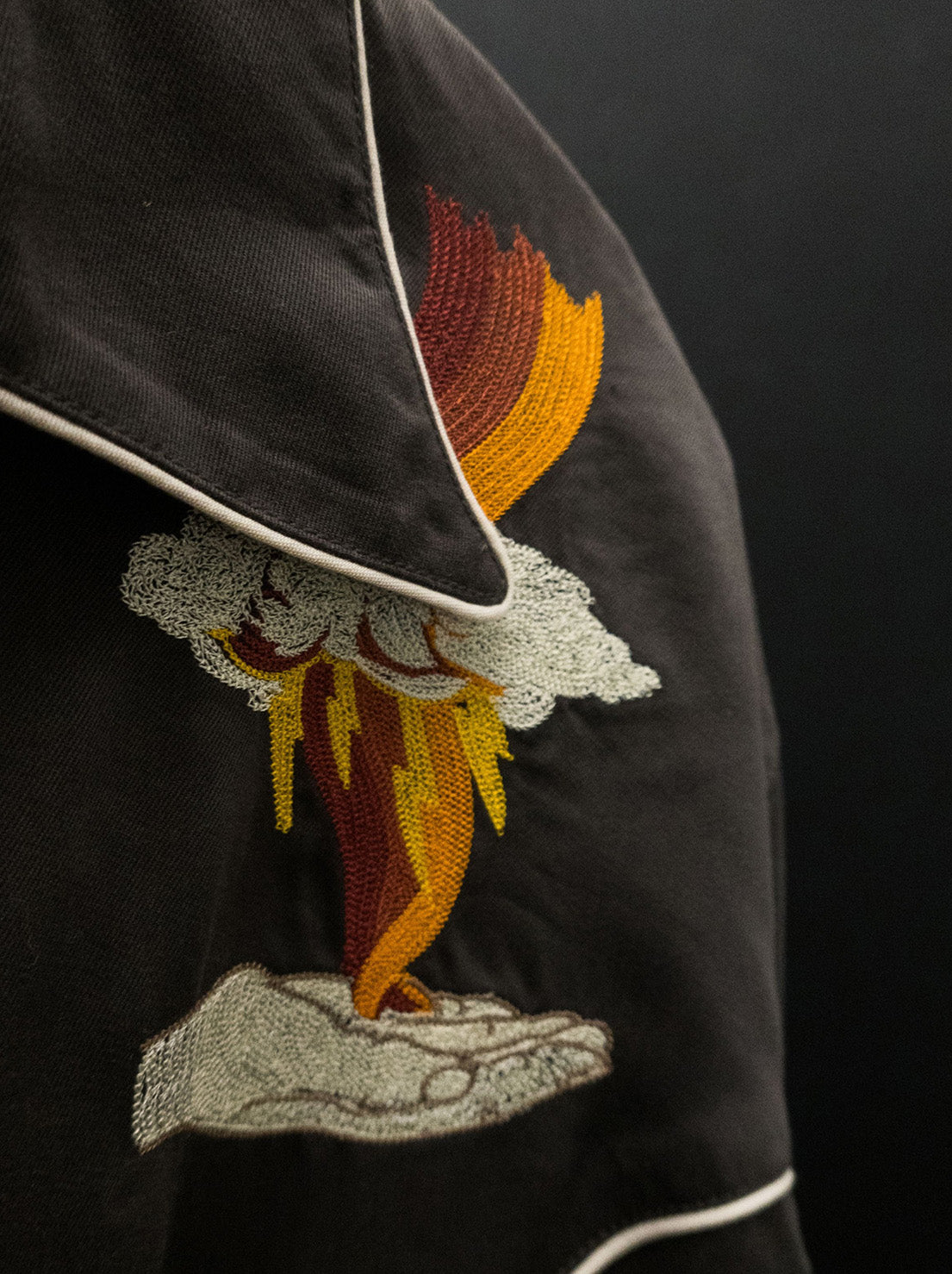 Nudie - Gonzo Western Shirt Sunburns - Black/Brown