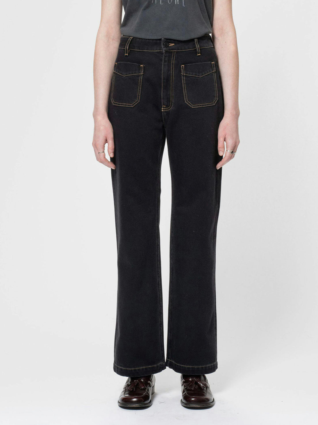 Nudie - Holly Western Denim Pant - Black