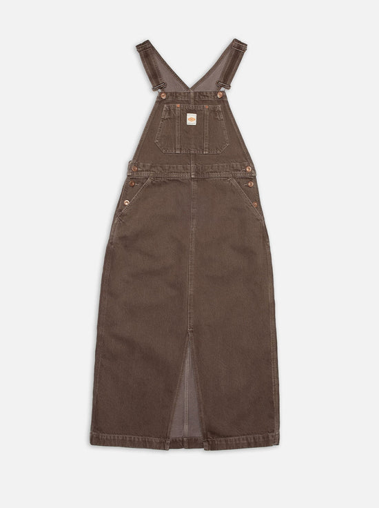 Nudie - Inger Dungarees Dress - Espresso