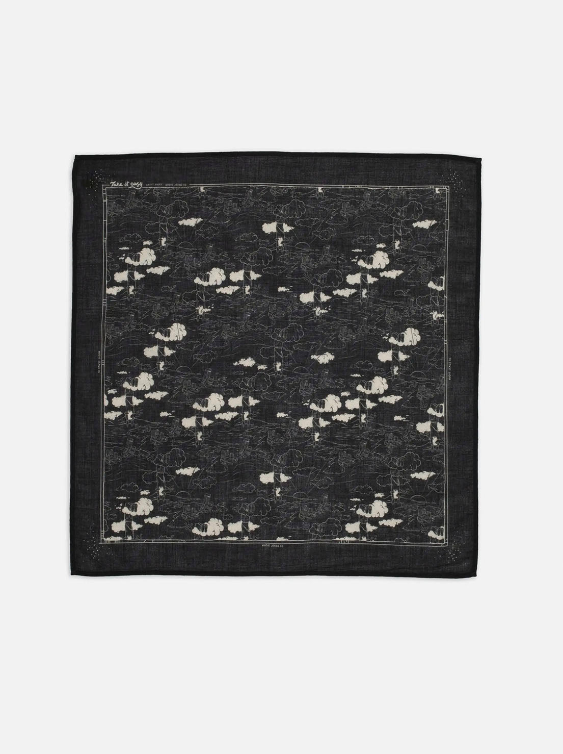 Nudie - Ingrid Bandana Drift Away - Black