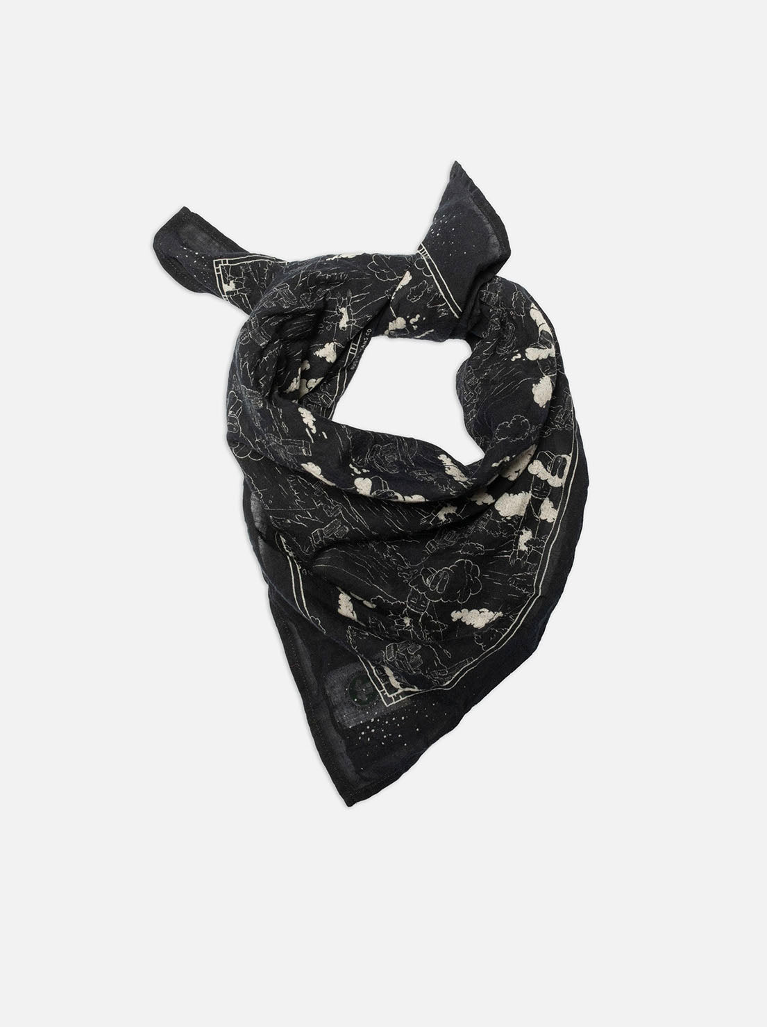 Nudie - Ingrid Bandana Drift Away - Black