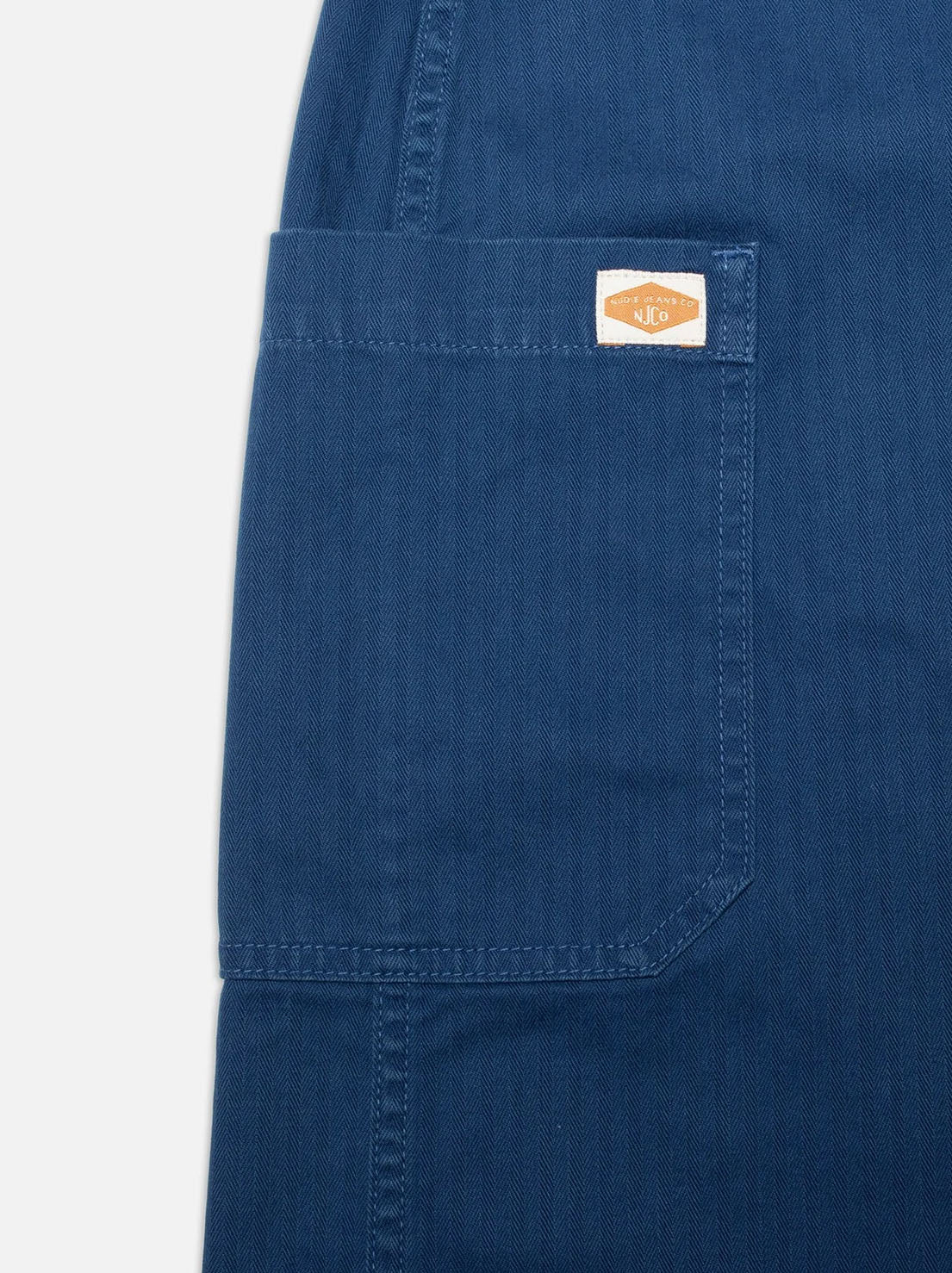 Nudie - Irma Skirt - Herringbone Blue