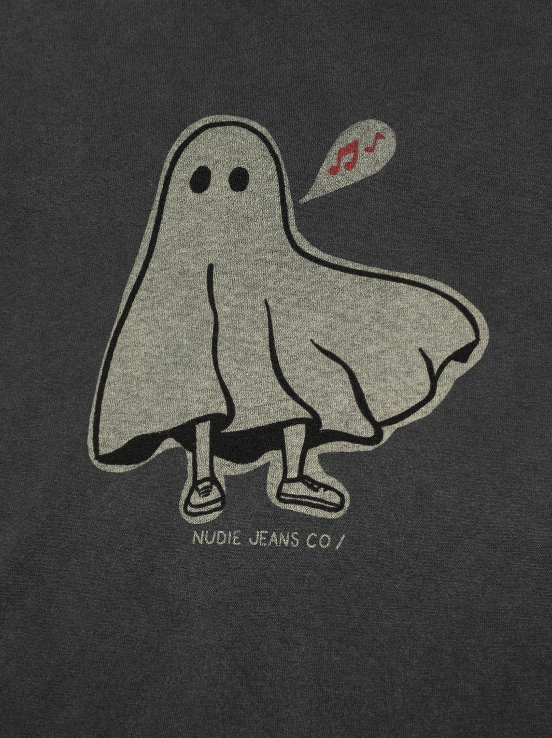 Nudie - Joni Pale Ghost T-Shirt - Antracite