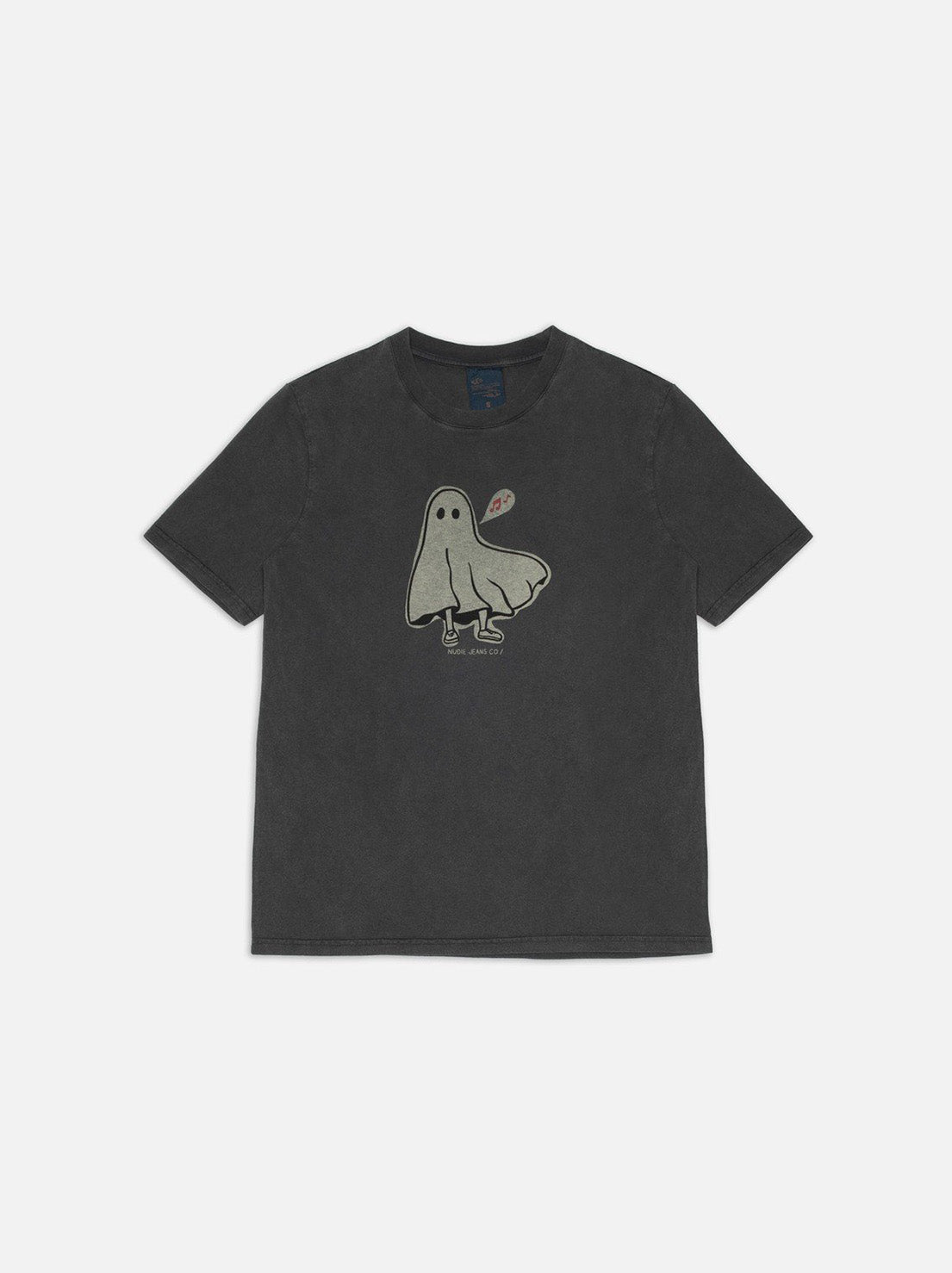 Nudie - Joni Pale Ghost T-Shirt - Antracite