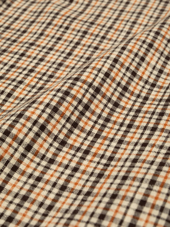 Nudie - Juni Checked Shirt - Brown