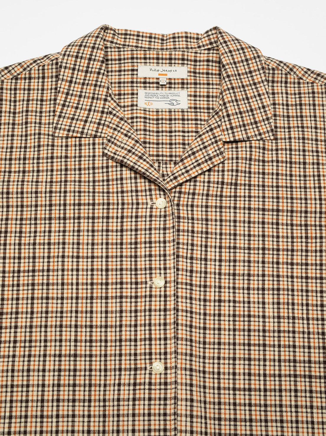 Nudie - Juni Checked Shirt - Brown