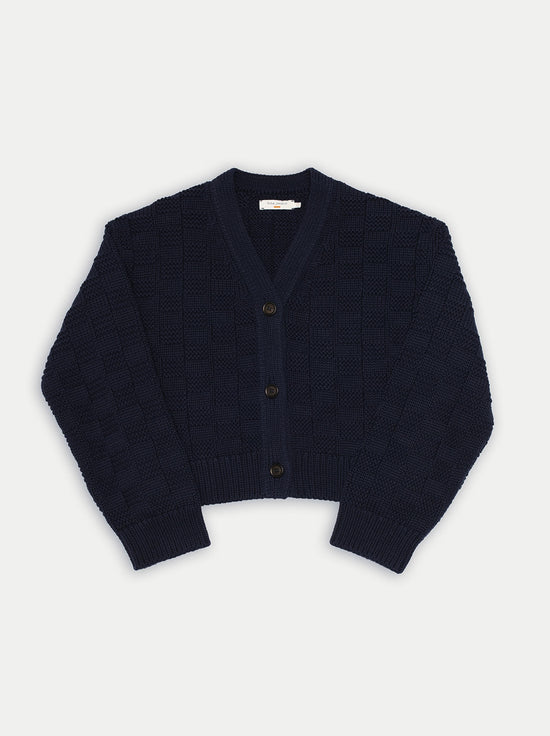 Nudie - Karla Knitted Cardigan - Blueberry