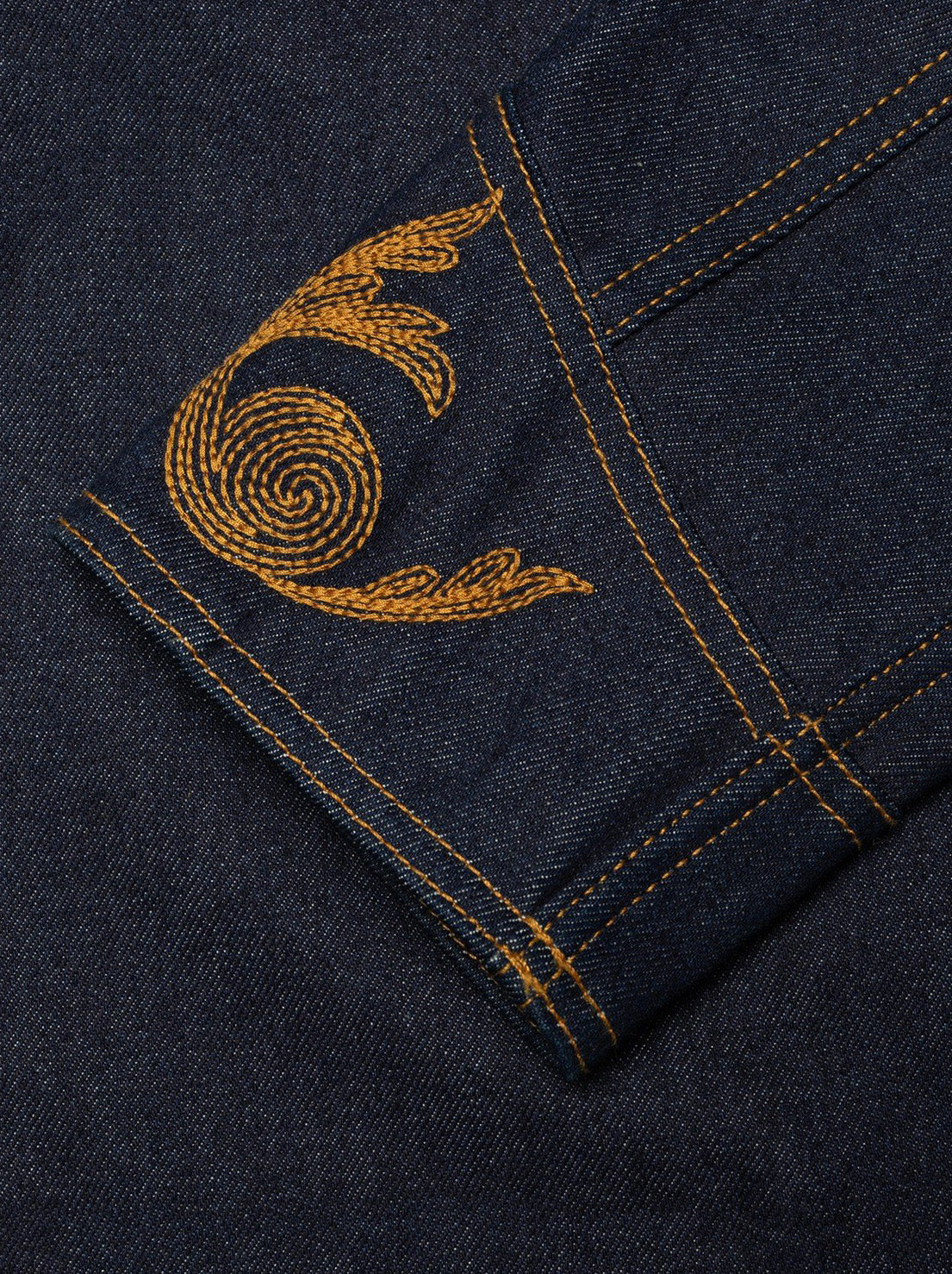 Nudie - Kelly Western Jacket Embroider - Blue