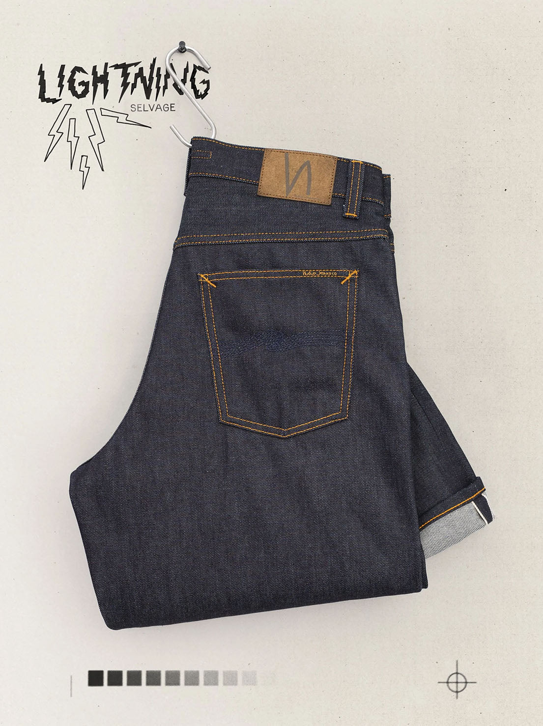 Nudie - Loud Larry - Lightning Selvedge