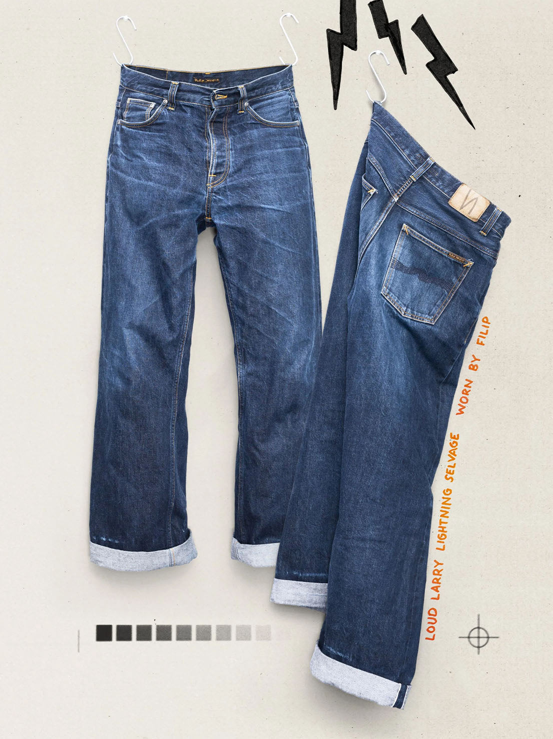 Nudie - Loud Larry - Lightning Selvedge