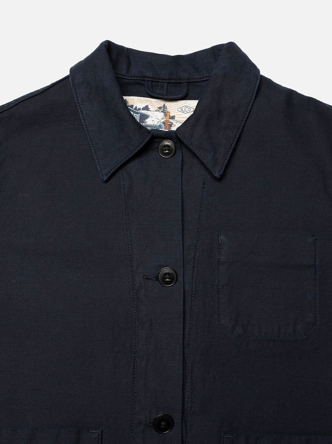 Nudie - Lovis Back Sateen Jacket - Indigo