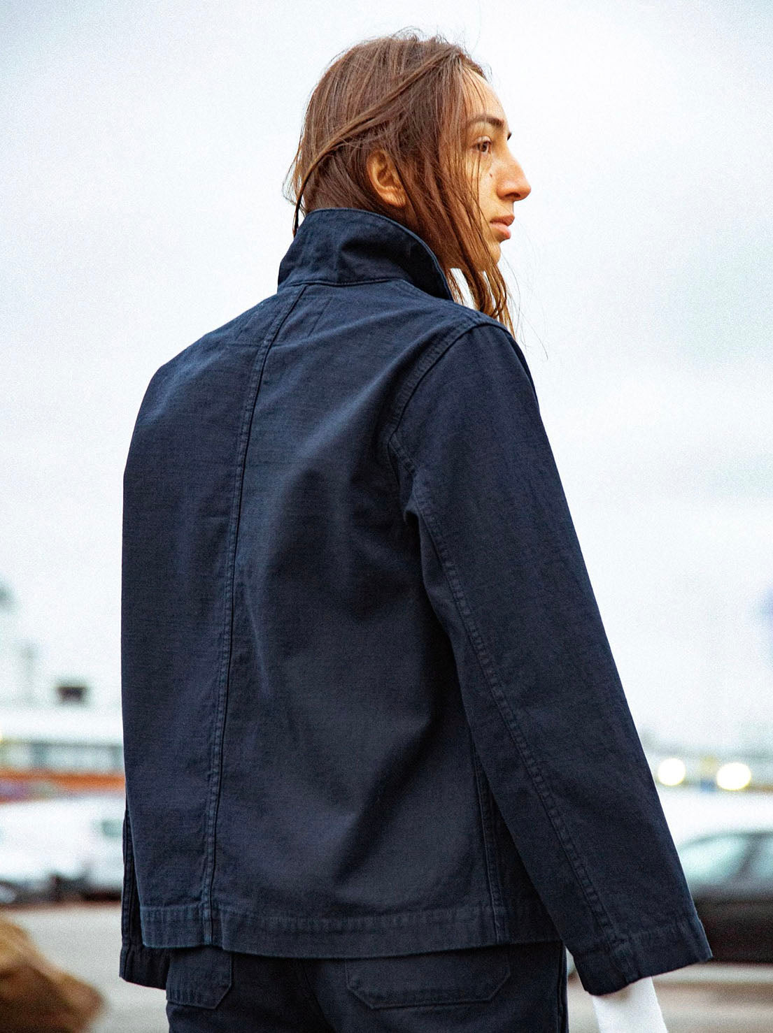 Nudie - Lovis Back Sateen Jacket - Indigo