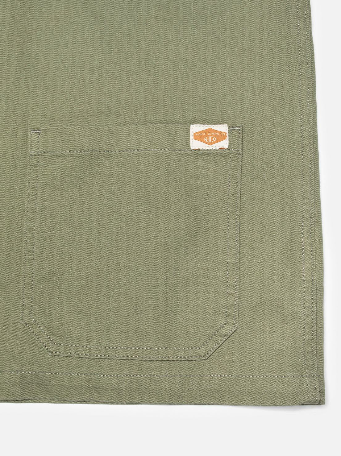 Nudie - Lovis Herringbone Jacket - Pale Green