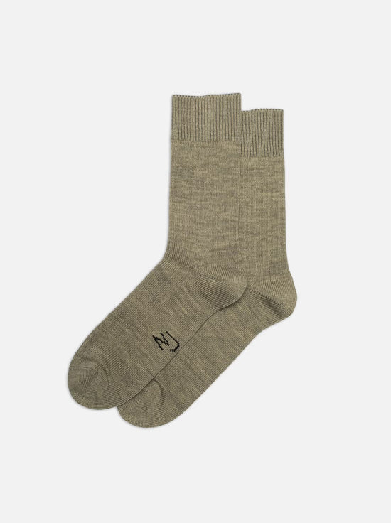 Nudie - Mens Broad Ribbed Socks - Desert