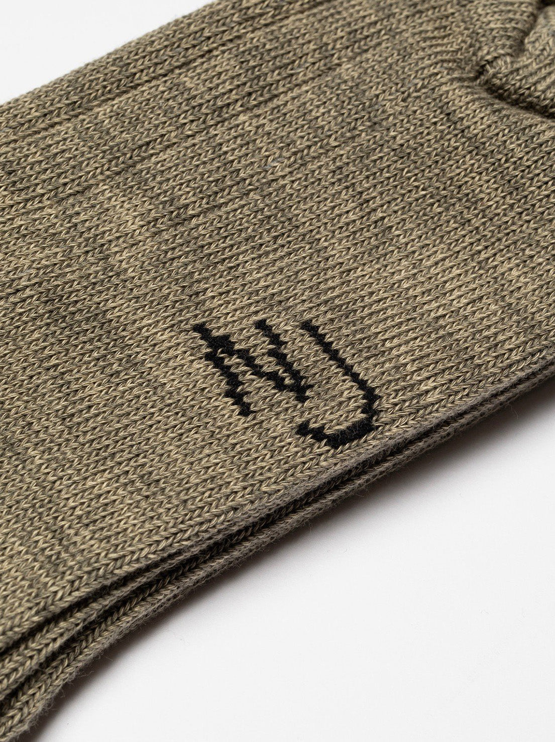 Nudie - Mens Broad Ribbed Socks - Desert