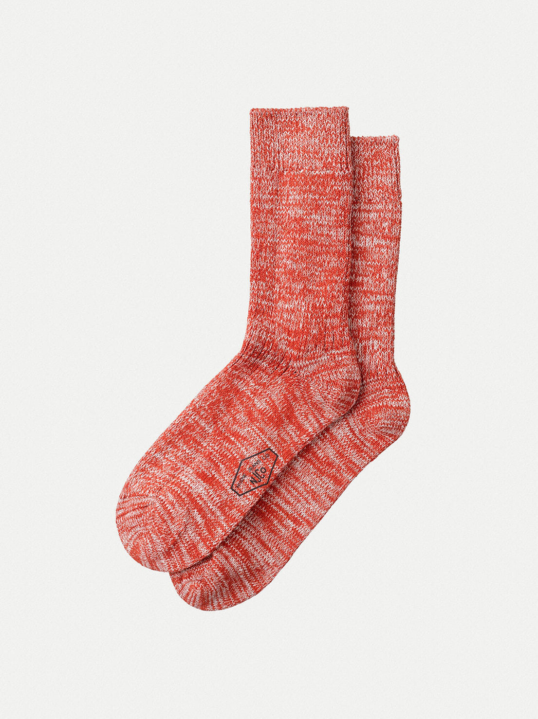 Nudie - Mens Chunky Socks - Red Melange