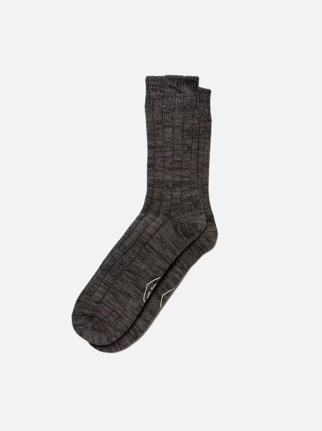 Nudie - Mens Rib Socks - Anthracite