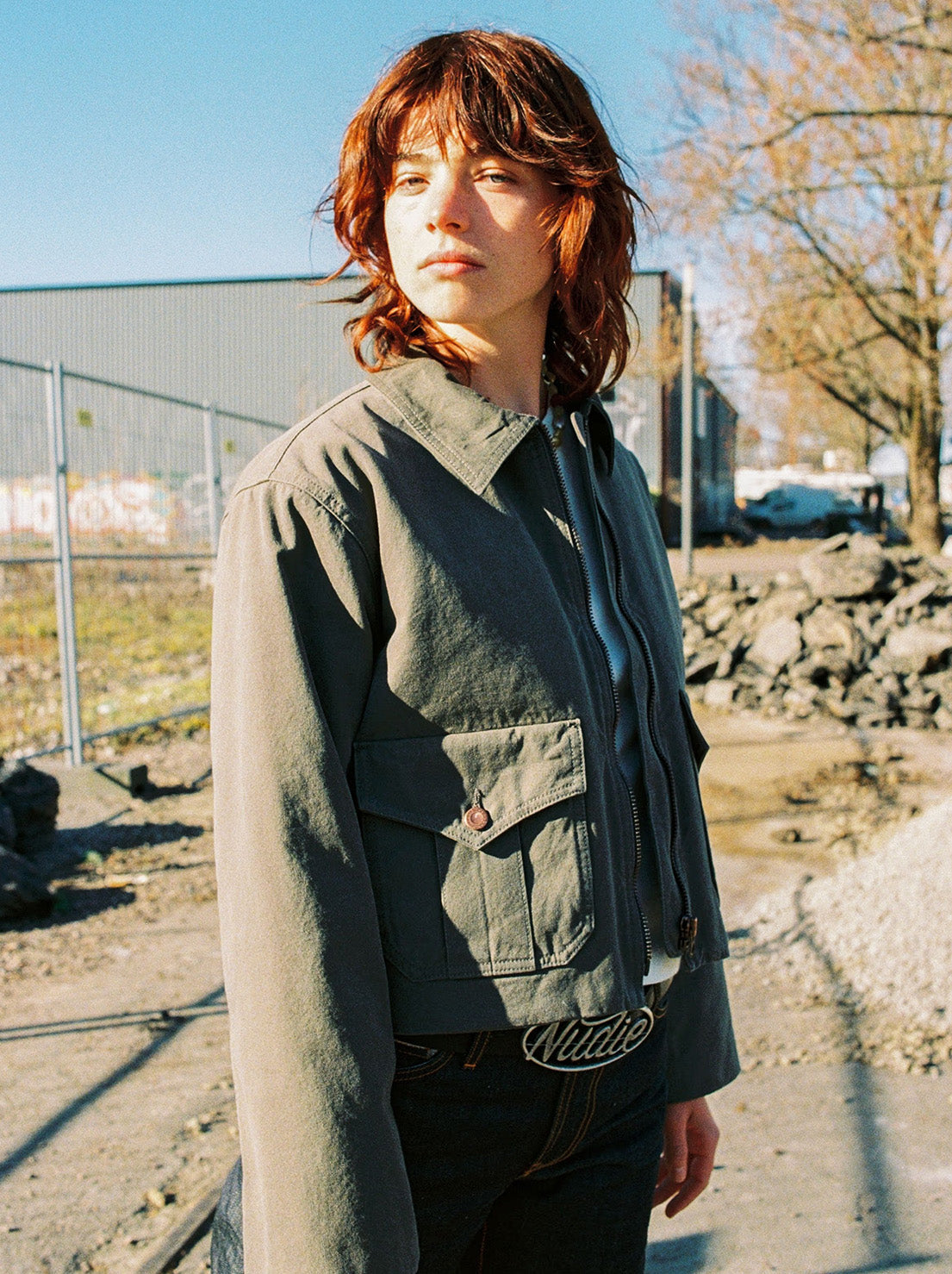 Nudie - Molly Duck Canvas Jacket - Green