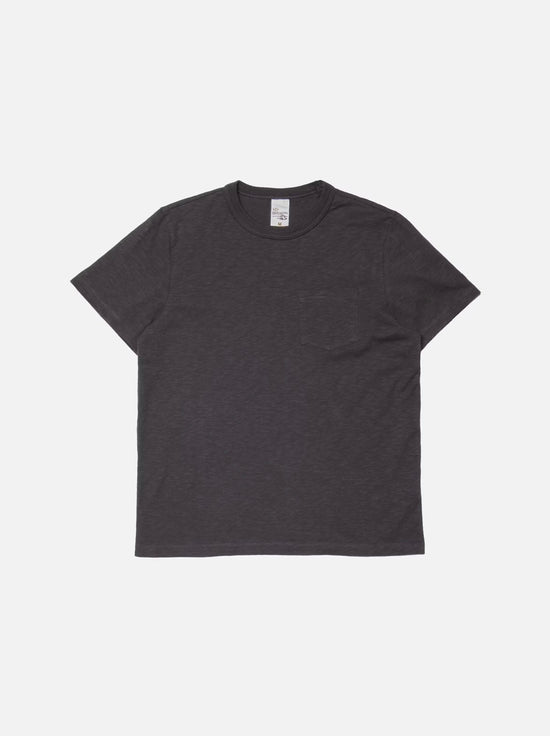 Nudie - Roy Heavy Slub T-Shirt - Anthracite