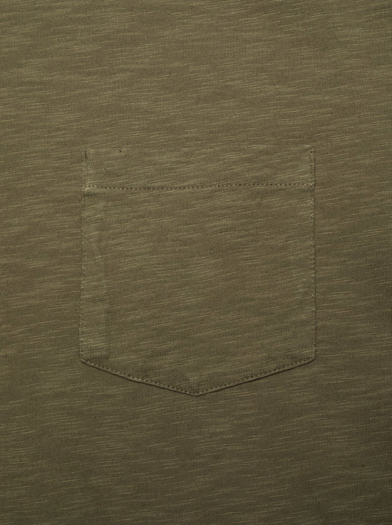 Nudie - Roy Heavy Slub T-Shirt - Olive