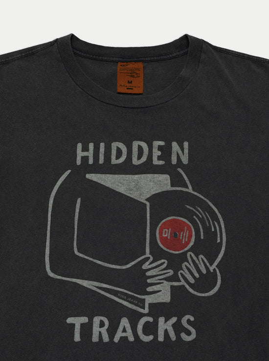Nudie - Roy Hidden Track T-Shirt - Anthracite