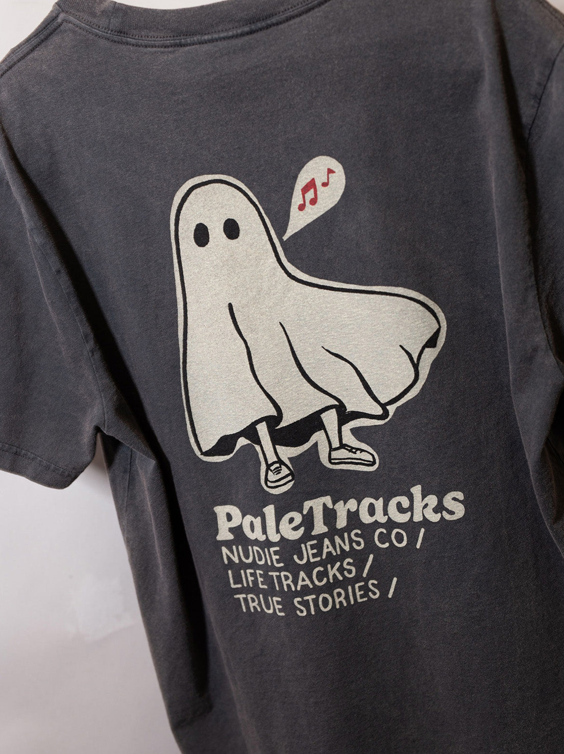 Nudie - Roy Pale Tracks T-Shirt - Anthracite