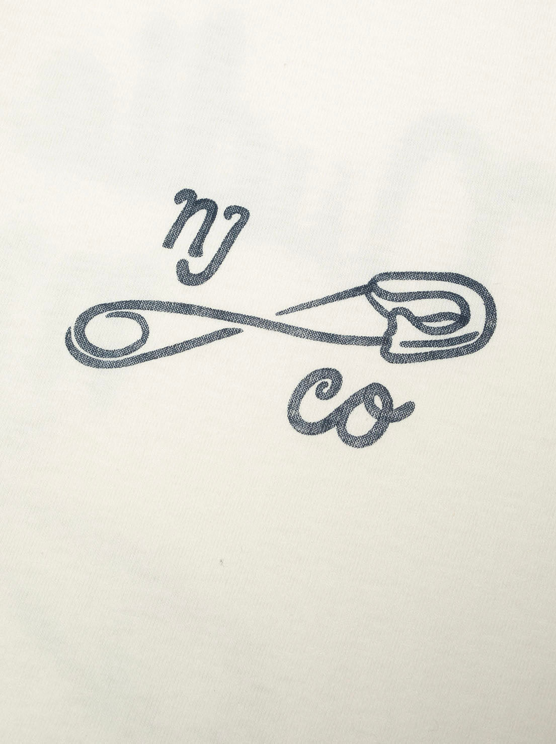 Nudie - Roy T-Shirt NJCO Pin - Chalk White