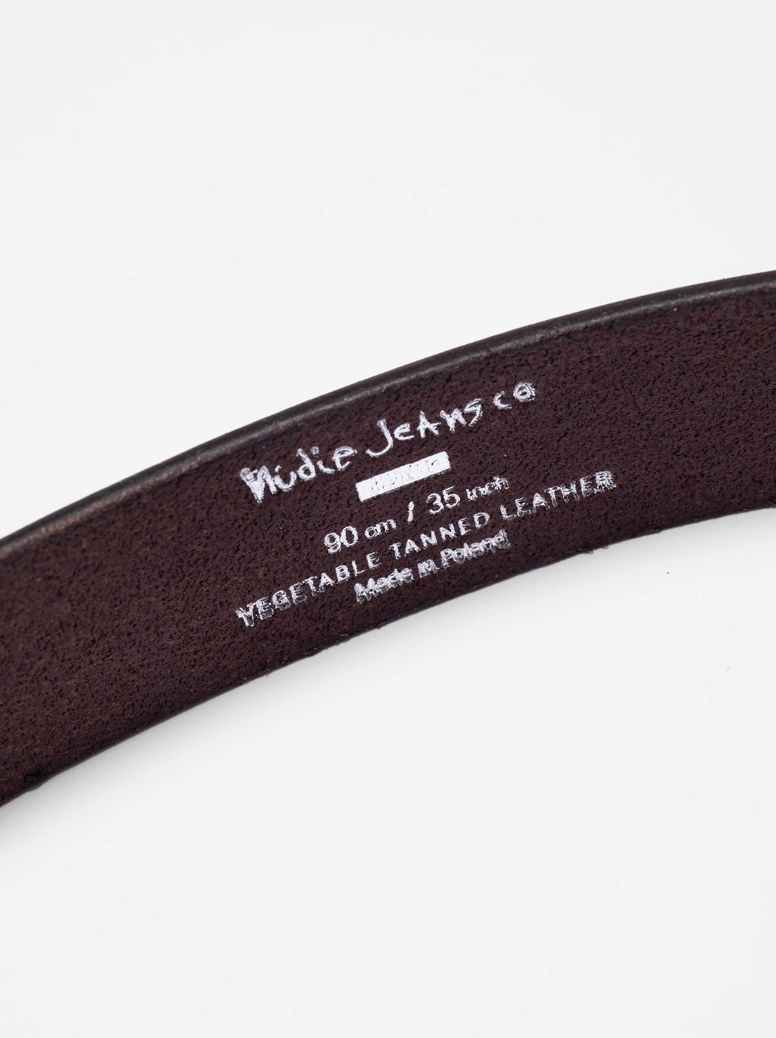Nudie - Western Silver Belt - Dark Brown