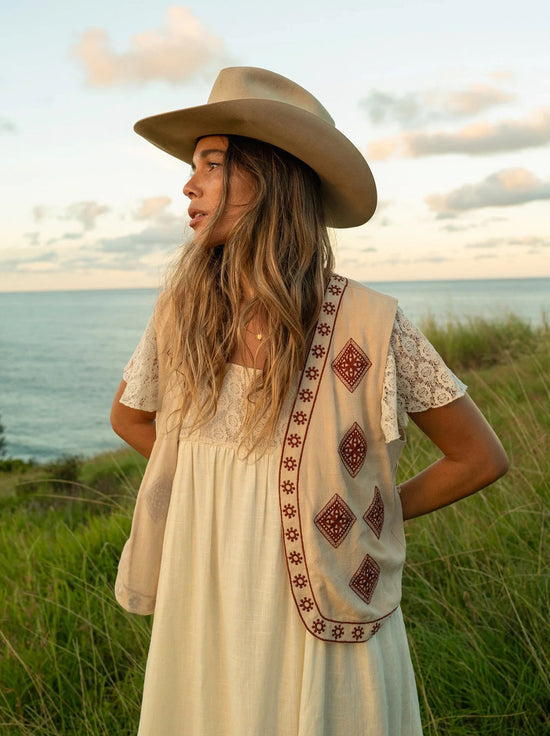 Ottway - Boho Vest - Sage