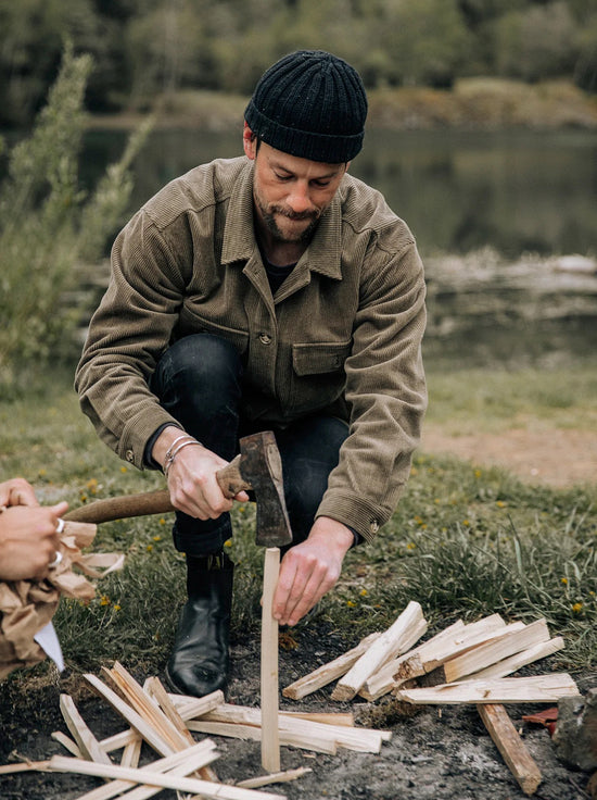 Ottway - Reis Cord Shirt Jacket - Forest