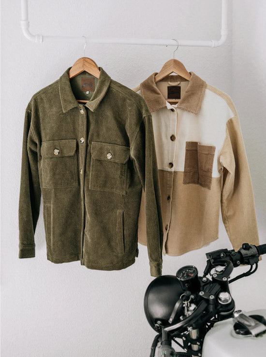 Ottway - Reis Cord Shirt Jacket - Forest