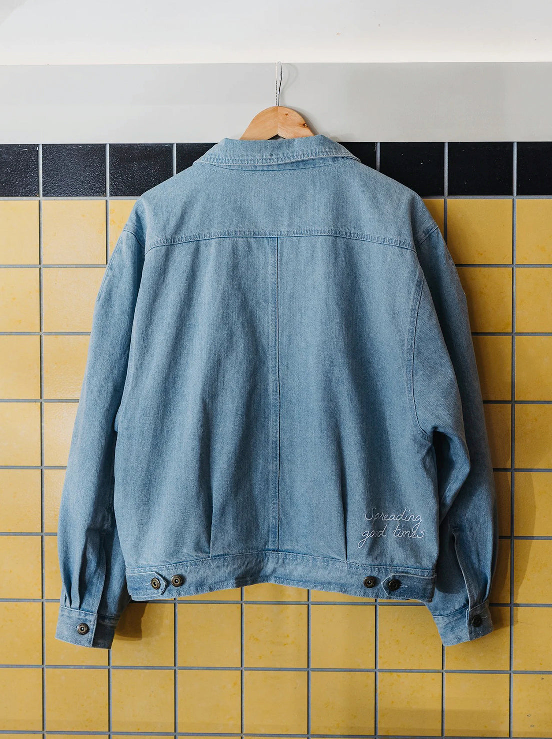 Ottway - Unisex 80s Ottway Denim Jacket - Washed Blue