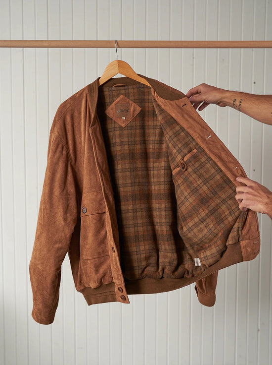 Ottway - Unisex Billy Bomber Jacket - Brown