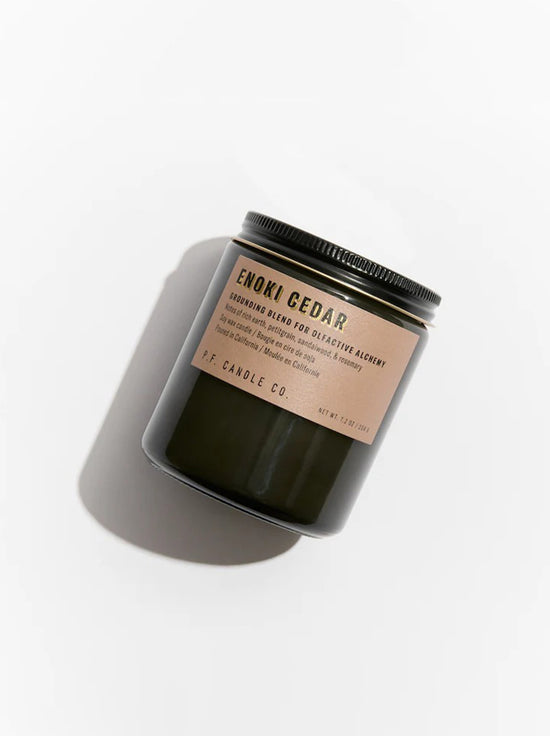 PF Candle Co - 204g Alchemy Soy Candle - Enoki Cedar