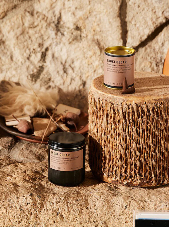 PF Candle Co - 204g Alchemy Soy Candle - Enoki Cedar