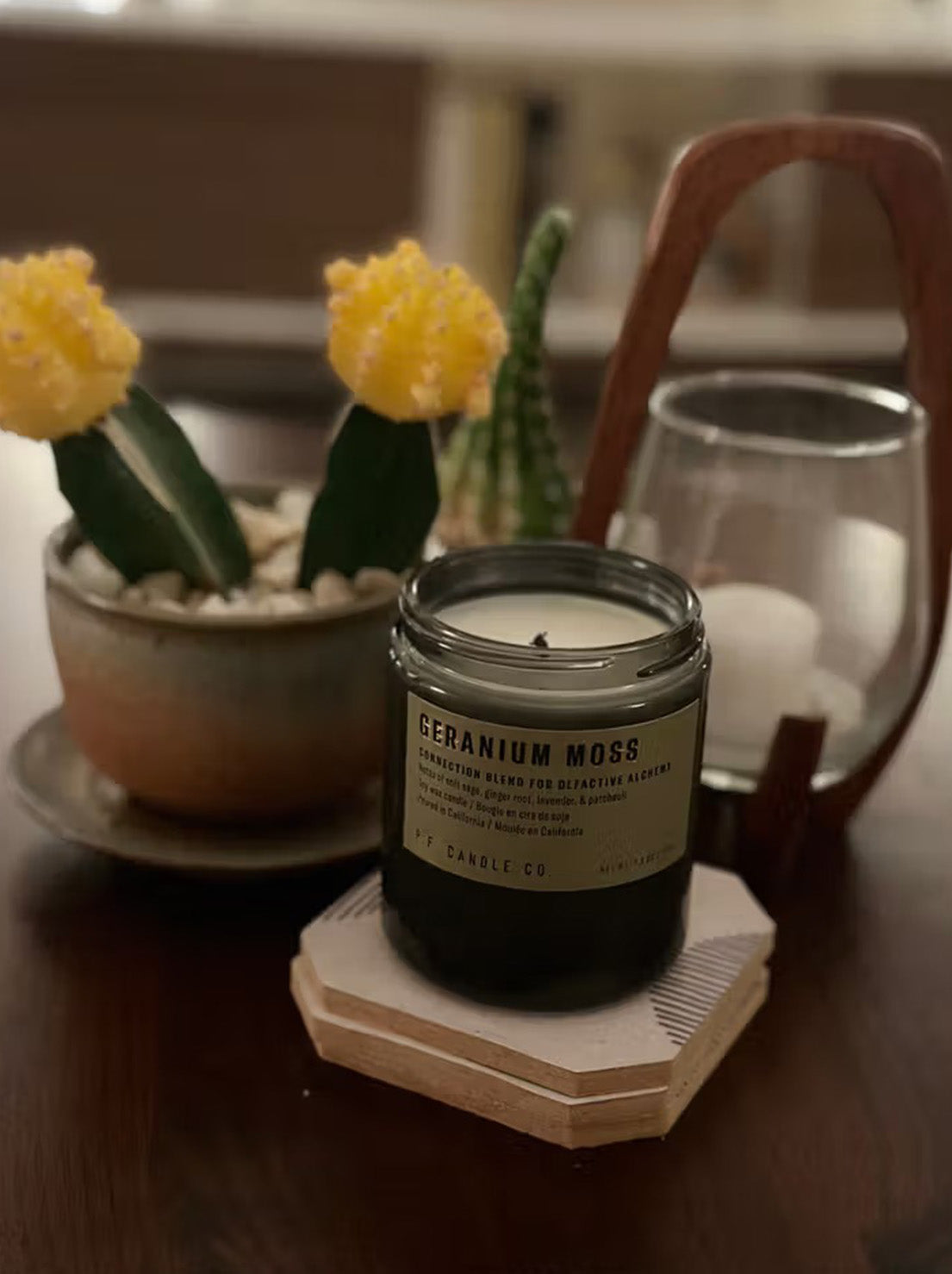 PF Candle Co - 204g Alchemy Soy Candle - Geranium Moss