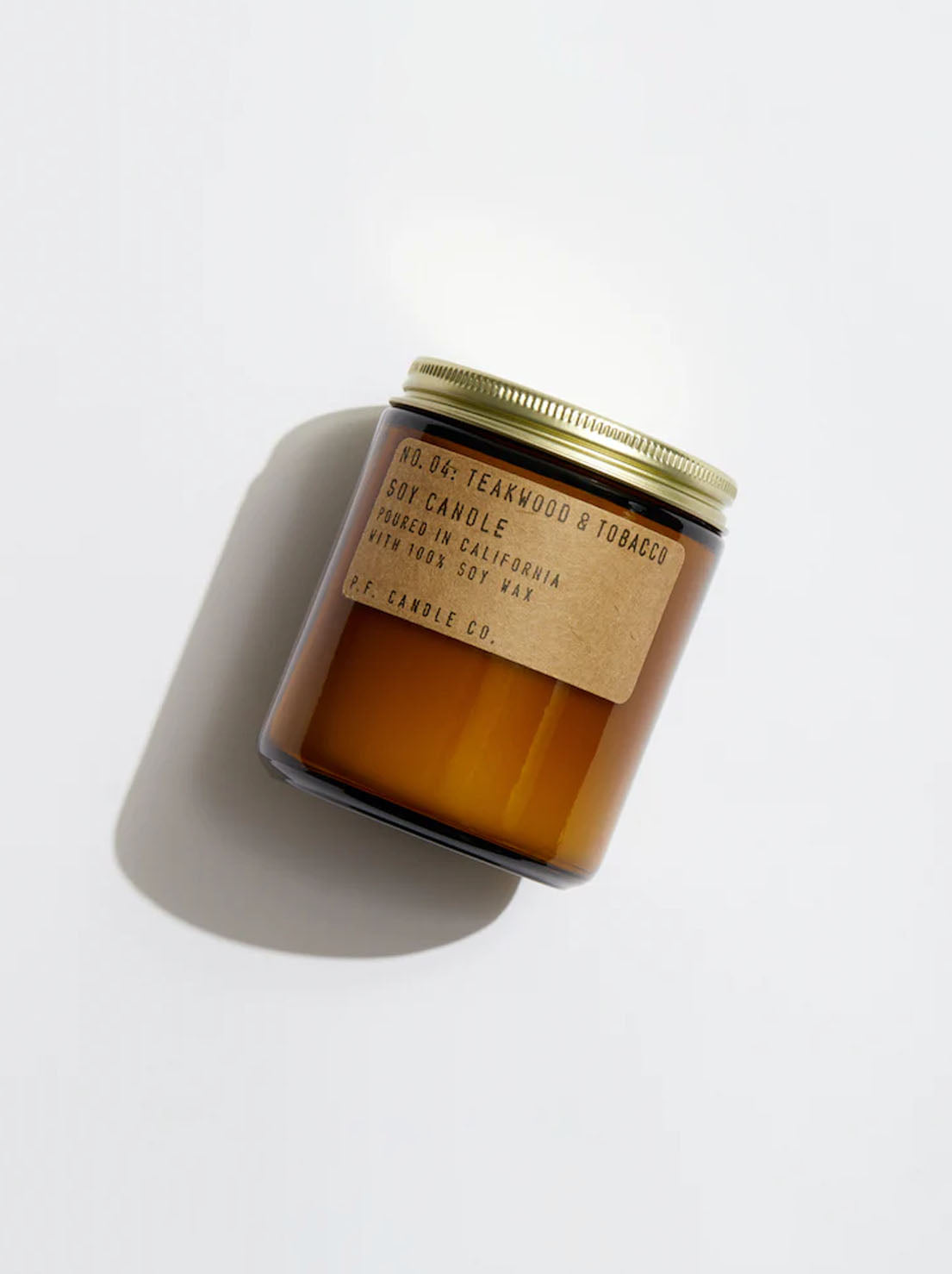 PF Candle Co - 204g Soy Candle - Teakwood & Tobacco