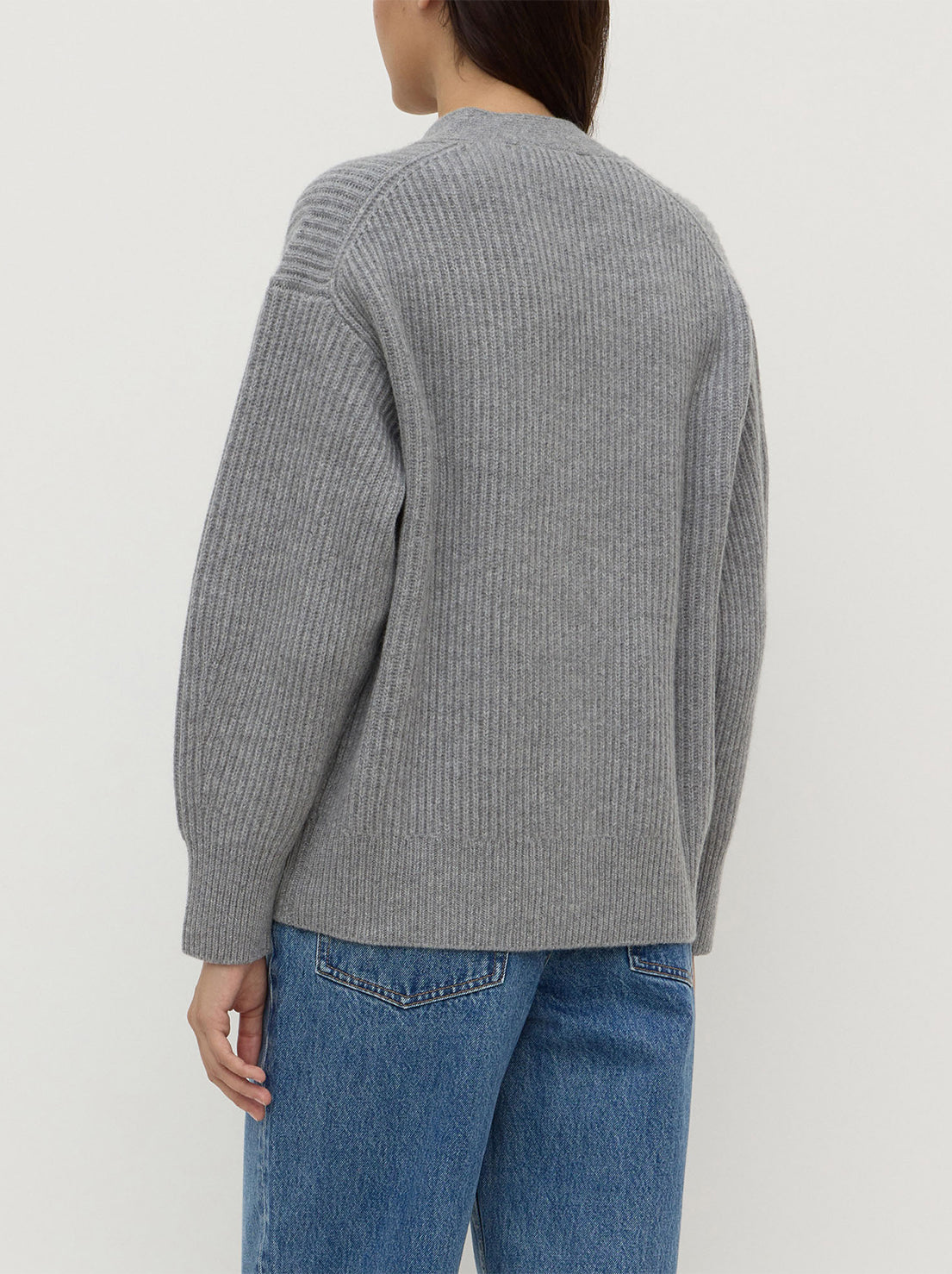 Assembly Label - Paloma Knit Cardigan - Grey Marle