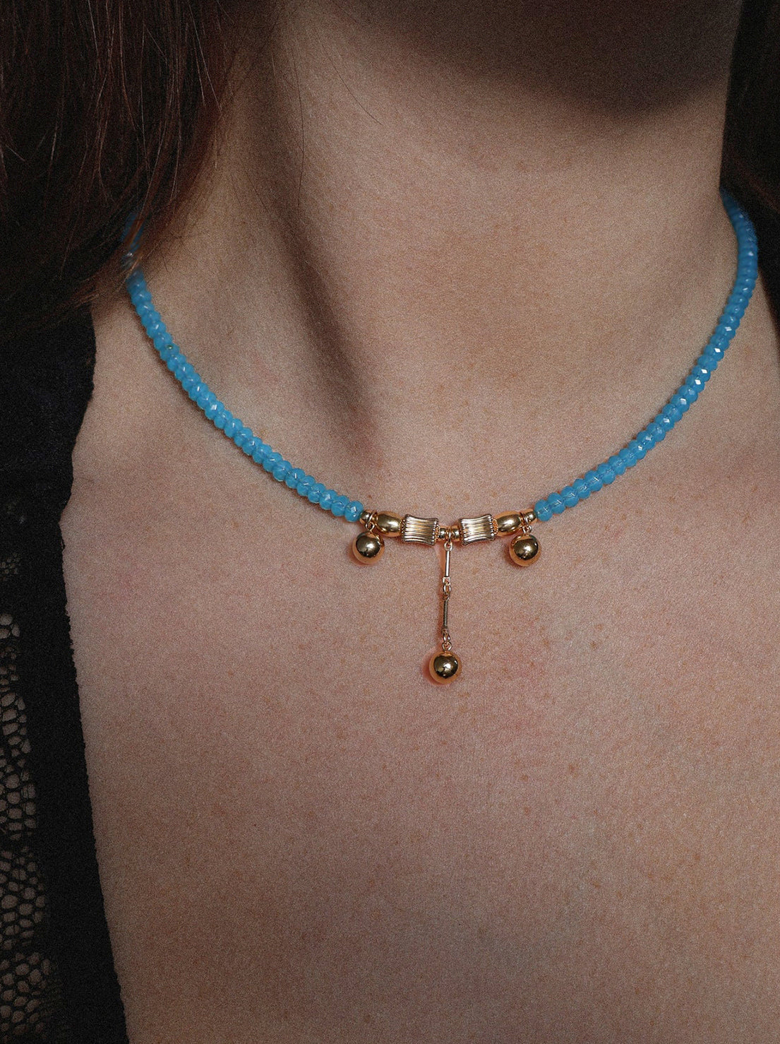 Petite Grand - Endora Azure Necklace - Gold